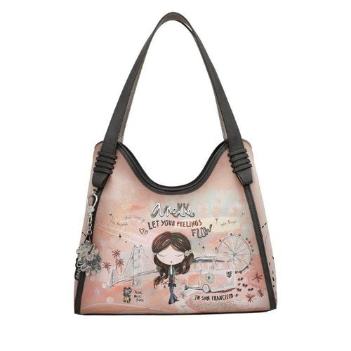 Torba fashion Anekke SS24 Peace&Love pink L-31x28x15cm 38822-203 P8 slika 1