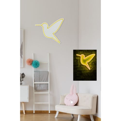 Wallity Ukrasna plastična LED rasvjeta, Little Bird - Yellow slika 3