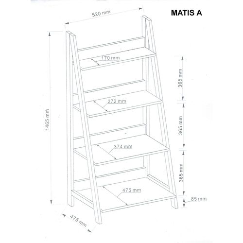 Regal MATIS A - MDF slika 2