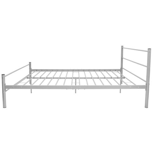 Okvir za krevet metalni sivi 180 x 200 cm slika 4