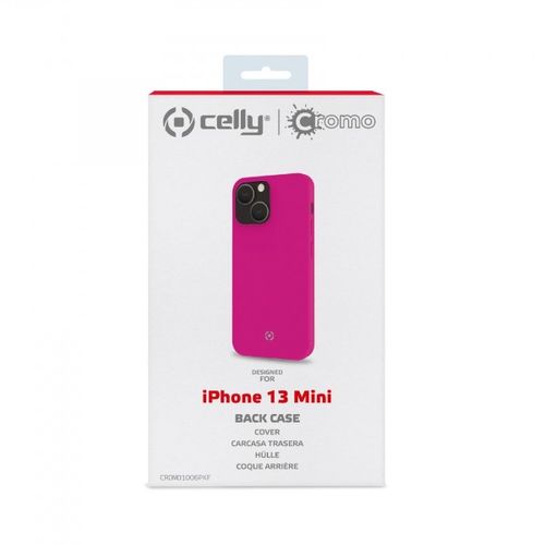 CELLY Futrola CROMO za iPhone 13 MINI u FLUORESCENTNO PINK boji slika 3
