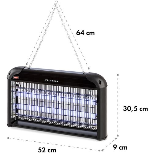 Waldbeck Mosquito ex 5000 električni uništavač insekata, Crna slika 21