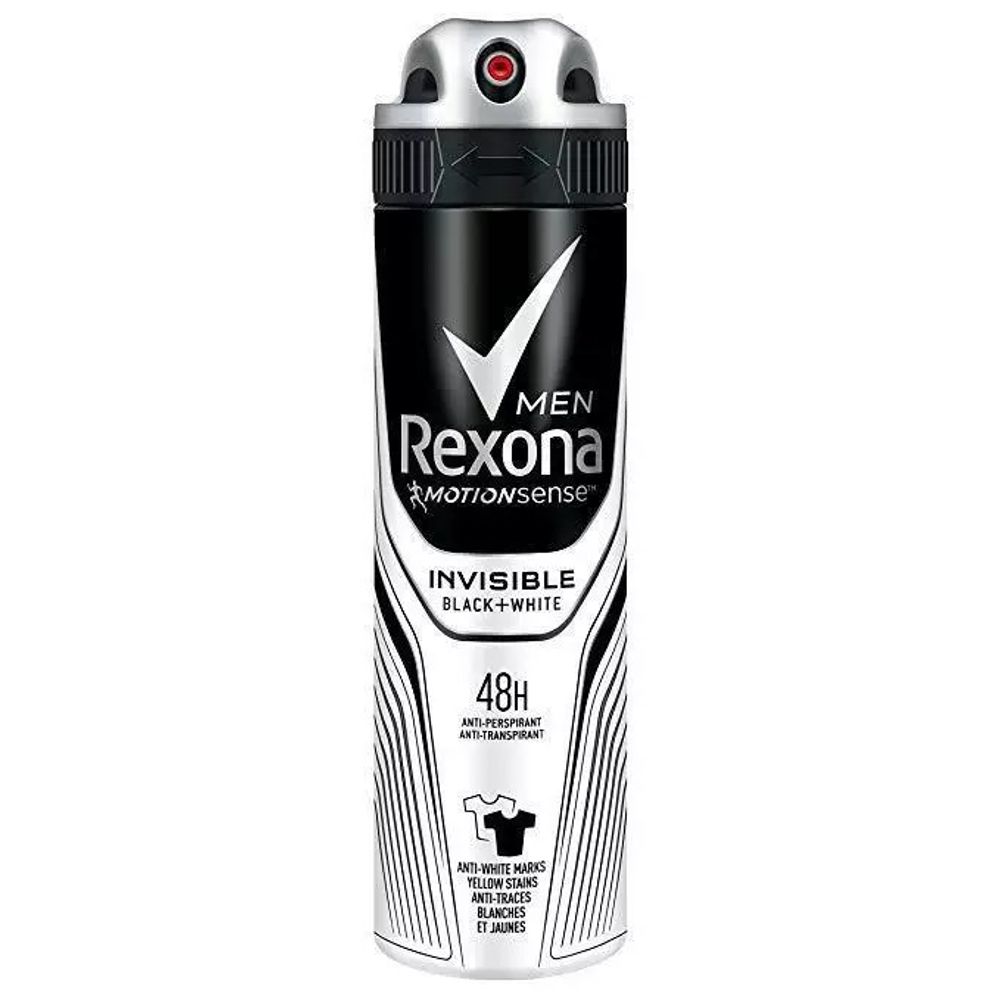 Rexona Men dezodorans u spreju Invisible Black 150ml slika 1