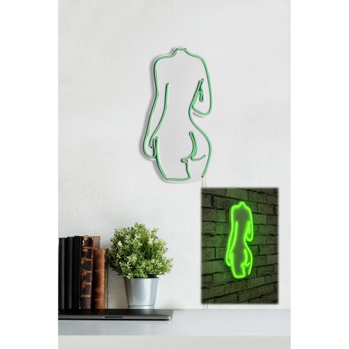 Wallity Ukrasna plastična LED rasvjeta, Sexy Woman - Green slika 11