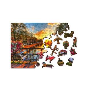 Wooden City Drvene puzzle - Amsterdam L