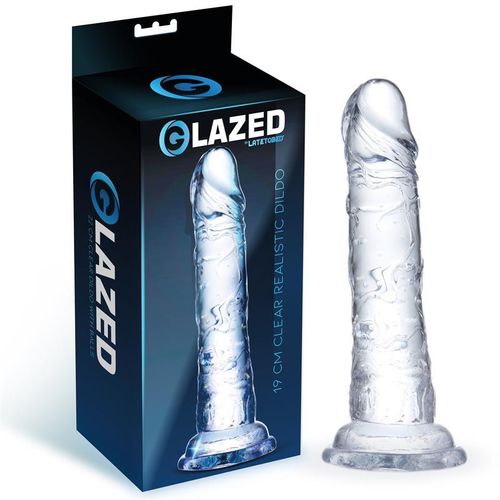 Glazed realistični prozirni dildo 19cm ili 21,5cm slika 10