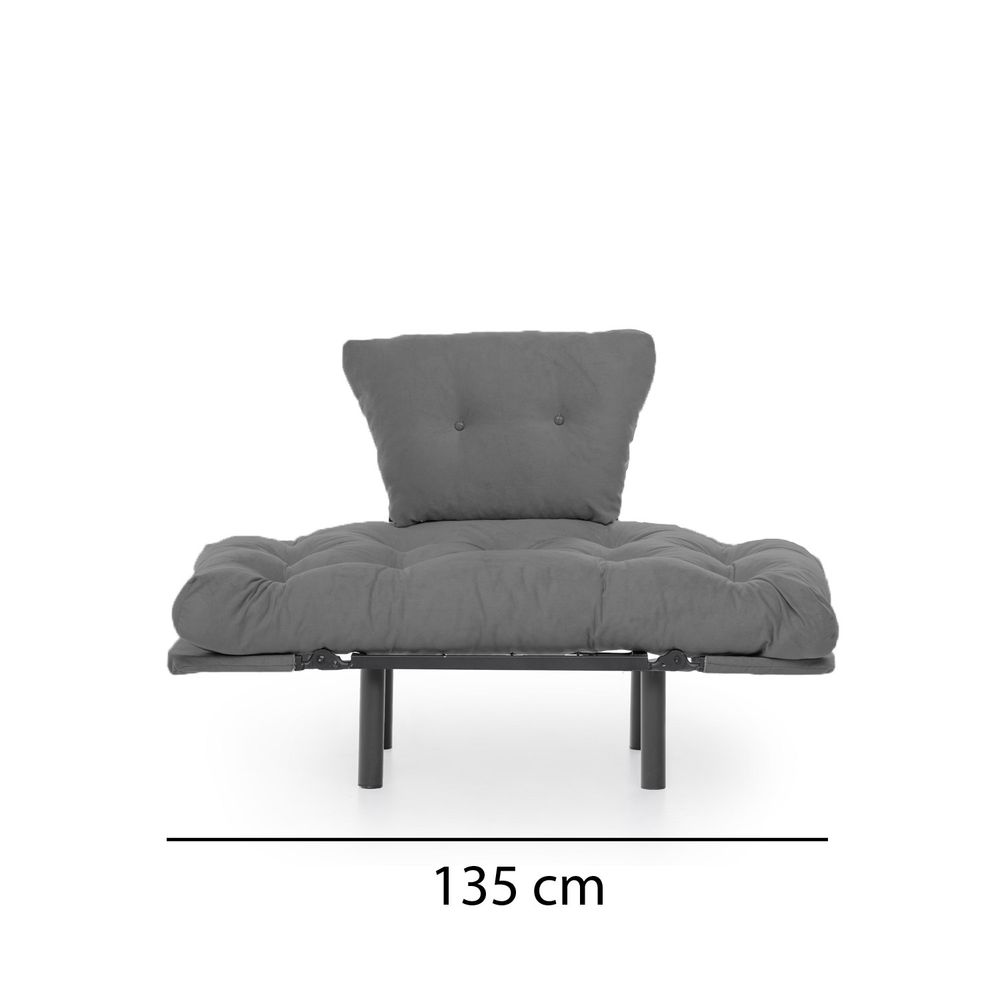 Nitta Single - Sivi Wing Fotelja slika 13