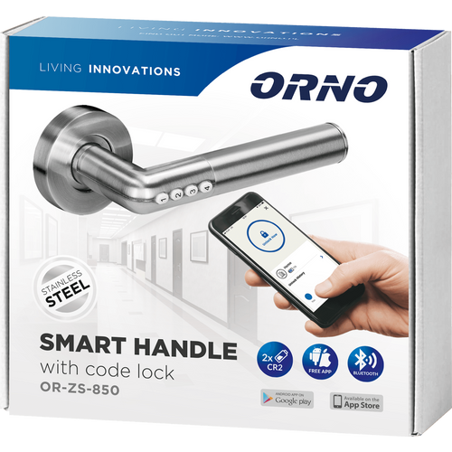 Orno Pametna brava, Bluetooth +PIN, IP44 - OR-ZS-850 slika 2