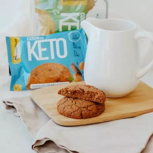 BOMBBAR Keto cookie nepreliveni, čokolada - badem 40g slika 3