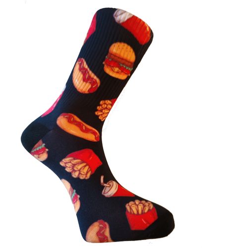 SOCKS BMD Štampana čarapa broj 1 art.4686 veličina 45-46 Fast food slika 1