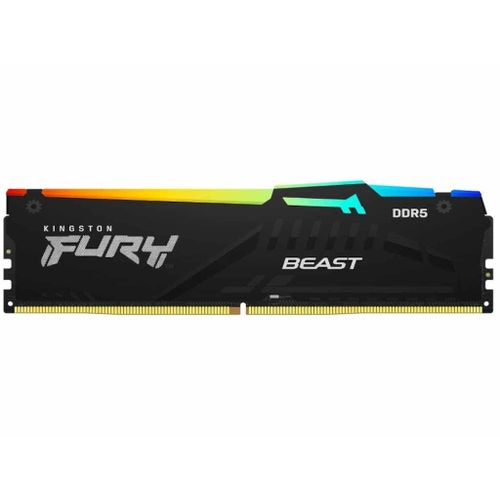 Kingston Memorija  32GB/DIMM/DDR5/5200MHz/CL40/FURY Beast RGB XMP slika 1