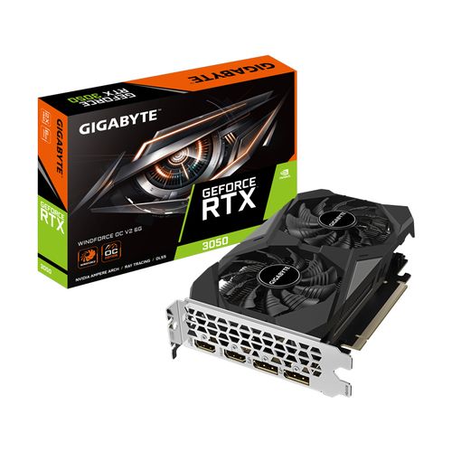 Gigabyte  nVidia GeForce RTX 3050 6GB 96bit GV-N3050WF2OCV2-6GD grafička karta slika 1