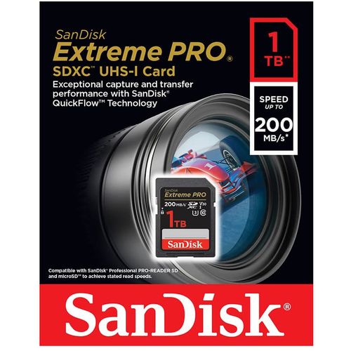 SANDISK Extreme Pro 1TB SD Memorijska kartica slika 2