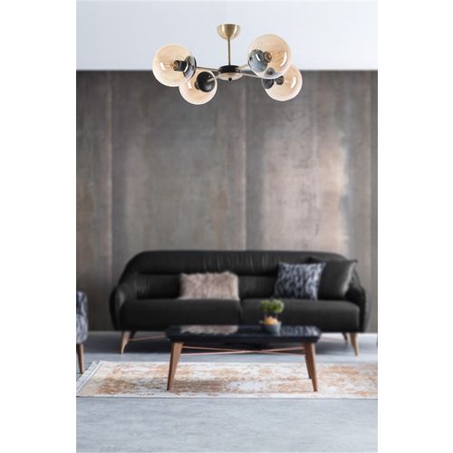 Venüs 4 Lü Bal Camlı Avize Copper Chandelier slika 1