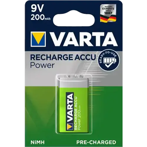 Varta 9V 200mAh Punjiva baterija  slika 1