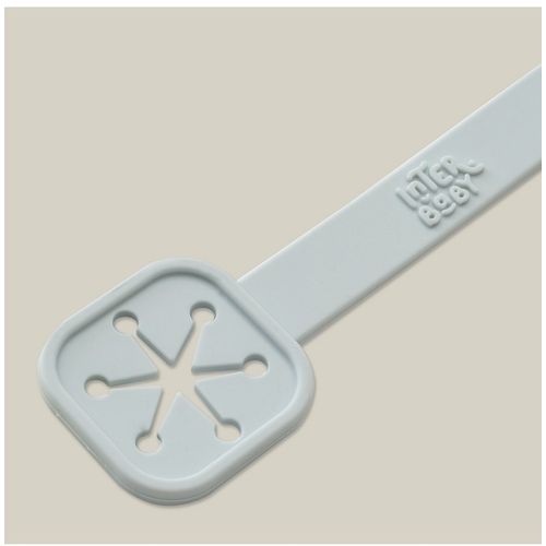 InterBaby silikonski držača tetra pelena Blue Grey (2 kom) slika 4