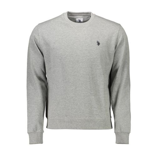 US POLO SWEATSHIRT WITHOUT ZIP MAN GRAY slika 1