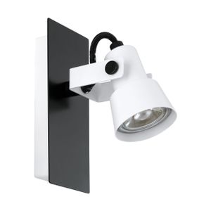 Eglo Trilloo rlektor/1, led, gu10, 1x5w, 400lm, crno/bijela 