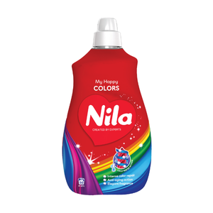 Nila My Happy Colors tečni deterdžent za pranje veša Color & Fiber 2,7l 