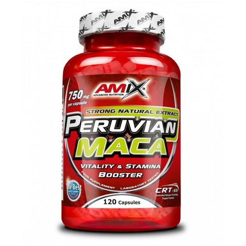 AmixNutrition Peruvian Maca 750 mg 120 kapsula slika 1