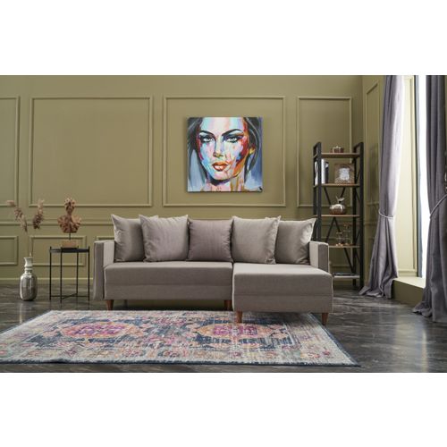 Atelier Del Sofa Aydam Right - Krem Ugao Sofa na Razvlačenje slika 1