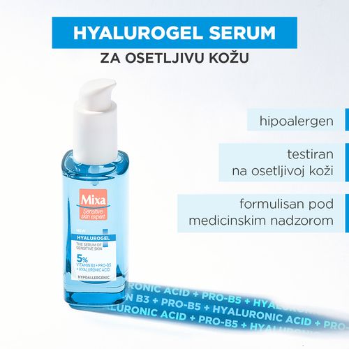 Mixa Hyalurogel serum za lice za osetljivu kožu 30ml slika 3