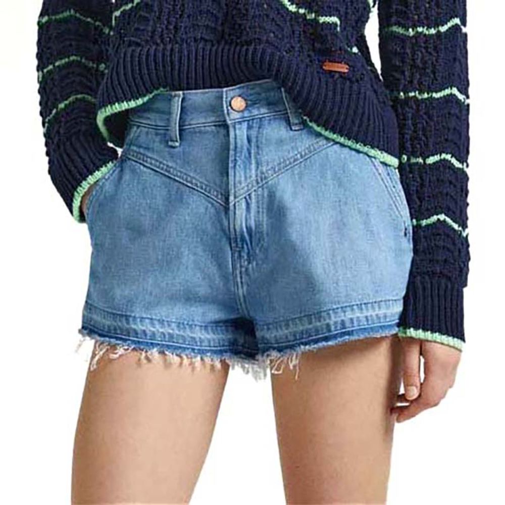Pepe Jeans Šorc za žene A-Line Short UHW Sky slika 1