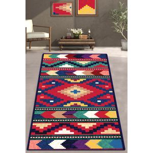 Ordo  - Cotton  Multicolor Hall Carpet (80 x 150)