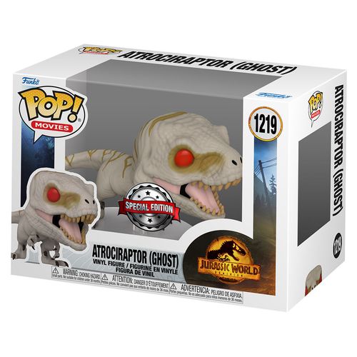 POP figure Jurassic World Atrociraptor Ghost Exclusive slika 1