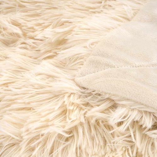 Dekorativni pokrivač Vitapur Fluffy beige 130x200 cm slika 3