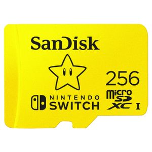 SanDisk microSDXC kartica za Nintendo Switch 256GB, brzina čitanja do 100MB/s, pisanja 60MB/s, U3, C10, A1, UHS-1