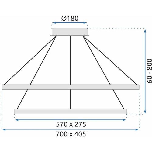 TOOLIGHT LED kristalna svjetiljka App771-3cp slika 9