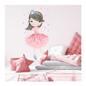 Pastelowe zidne naljepnice princeza roze