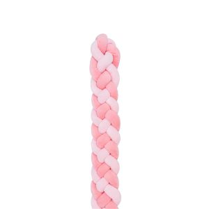 Kikka Boo ogradica pletenica 4-Braids 180x15 cm - Pink