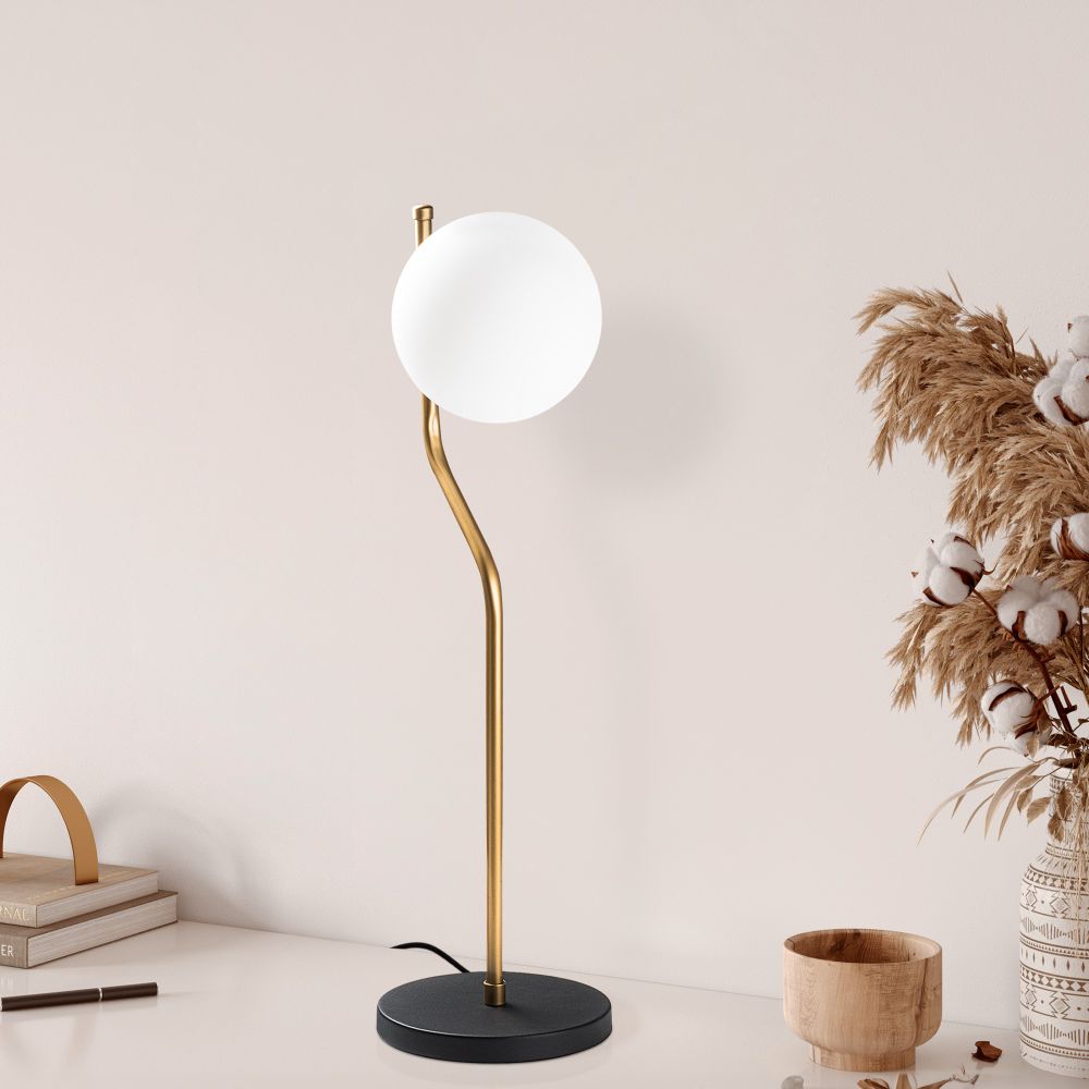 Stolna Lampa Tulip 13821 - Crna slika 1