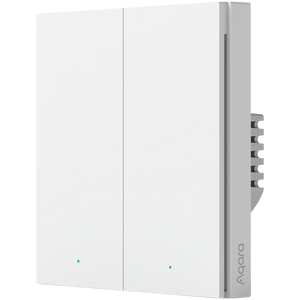 Aqara Smart Wall Switch H1 (with neutral, double rocker): Model: WS-EUK04; SKU: AK074EUW01