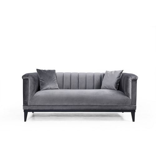 Trendy - Dark Grey Dark Grey 2-Seat Sofa slika 3
