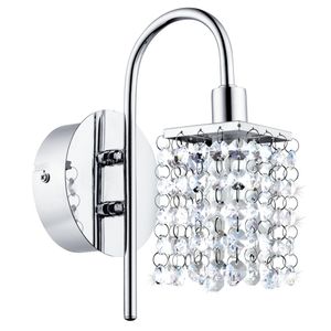 Eglo Almonte zidna/1, led, g9, 3w, 360lm, ip44, krom/kristali 