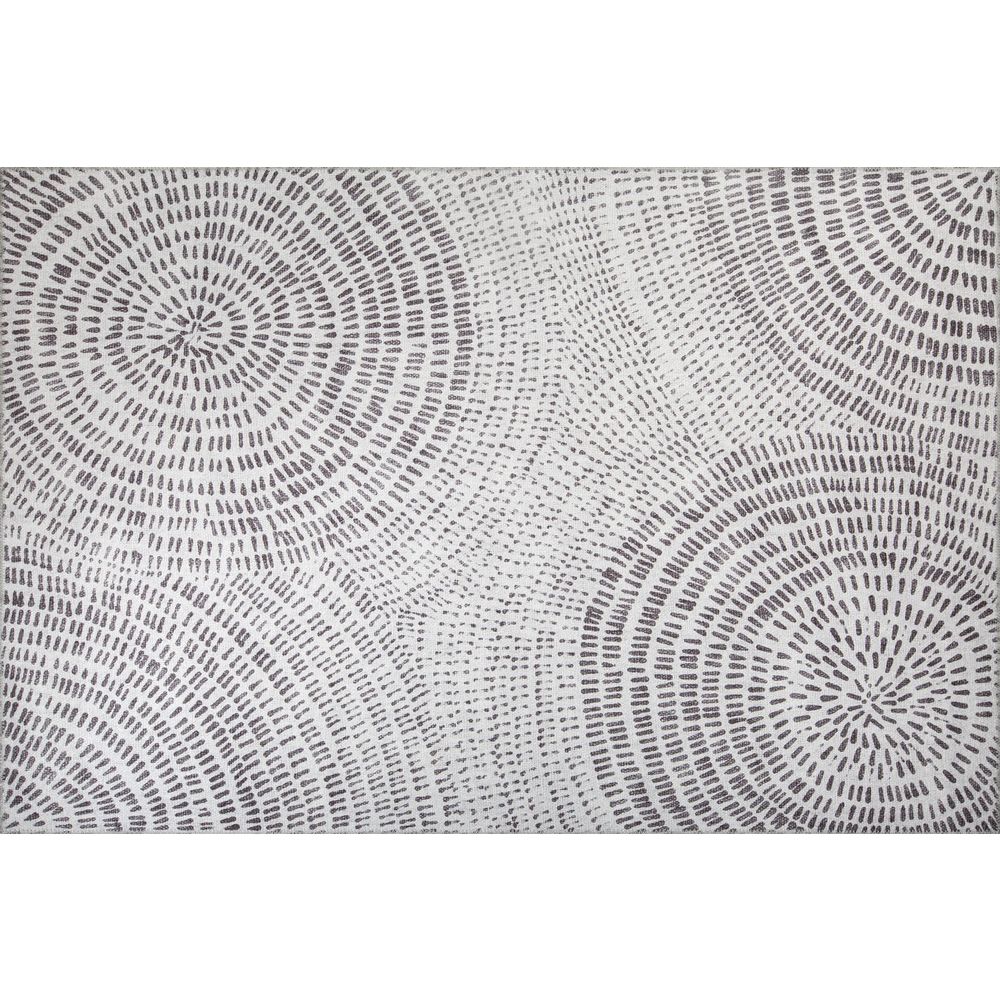 Šareni Čenil Tepih Ada Gönül - Bijeli AL 376 (140 x 190 cm) slika 2