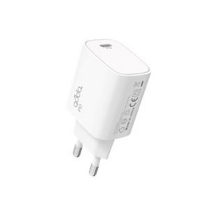 ADDA zidni punjač CH-005-WH, Fusion Fast Charger, 20W Type-C, bijela