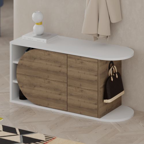 Nova Shoe Bench - White, Hitit Hitit
White Shoe Cabinet slika 3