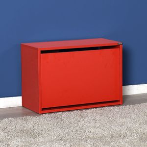 SHC-110-KK-1 Red Shoe Cabinet