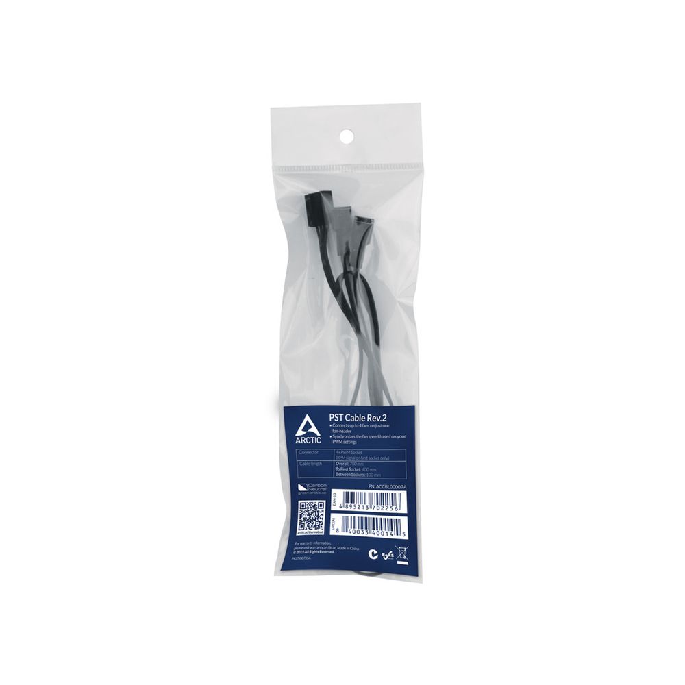 Arctic 4-Pin PWM fan splitter Splitter kabl za 4 ventilator PST slika 2