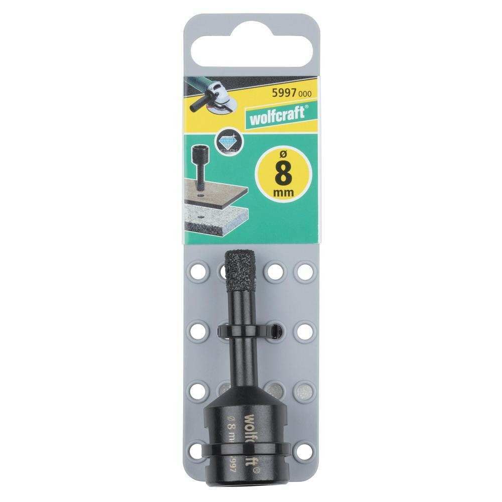 Wolfcraft Kruna Dijamantna Za Pločice "Ceramic" fi 8 / 35 mm M14 Suho Bušenje - 5997000 slika 5