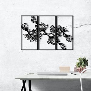 Utopya Black Decorative Metal Wall Accessory