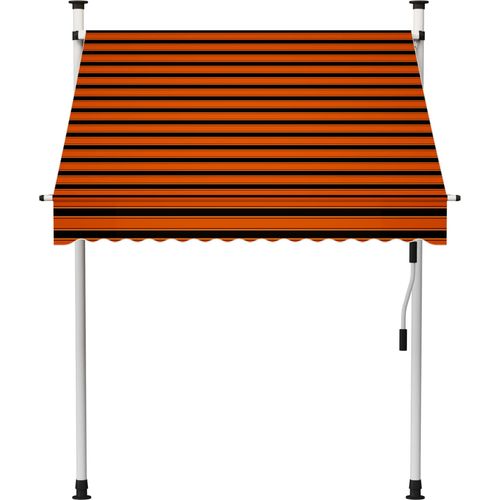 Tenda na ručno uvlačenje 150 cm narančasto-smeđa slika 19