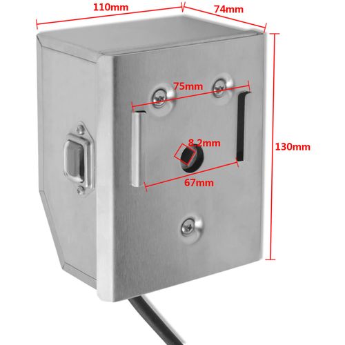 Profesionalni Motor za Rotirajući Ražanj za roštilje Nehrđajući Čelik 4 W slika 25