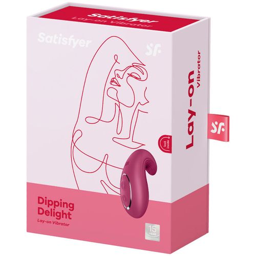 Satisfyer Dipping Delight Lay-on Vibrator - Plava slika 8