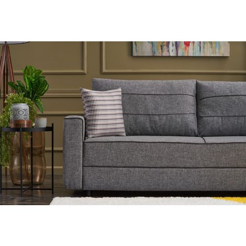 Ece - Grey Grey 3-Seat Sofa-Bed slika 5