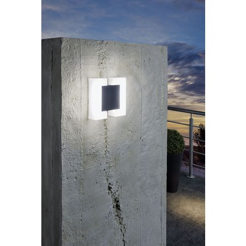 Eglo Sitia vanjska zidna/2, led, 2x4,8w, antracit/bijela  slika 2